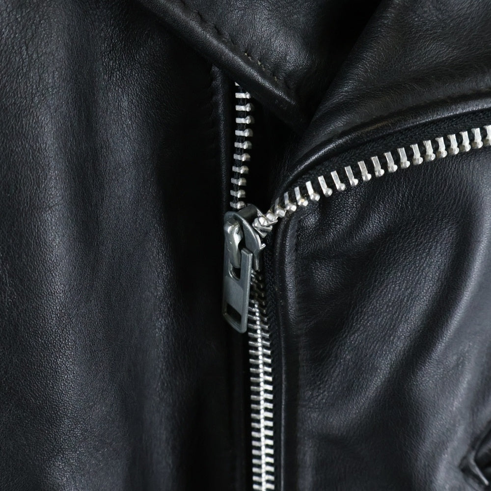 SCHOTT(ショット) 618 ダブルライダース ステアハイド 牛革 レザージャケット ブラック