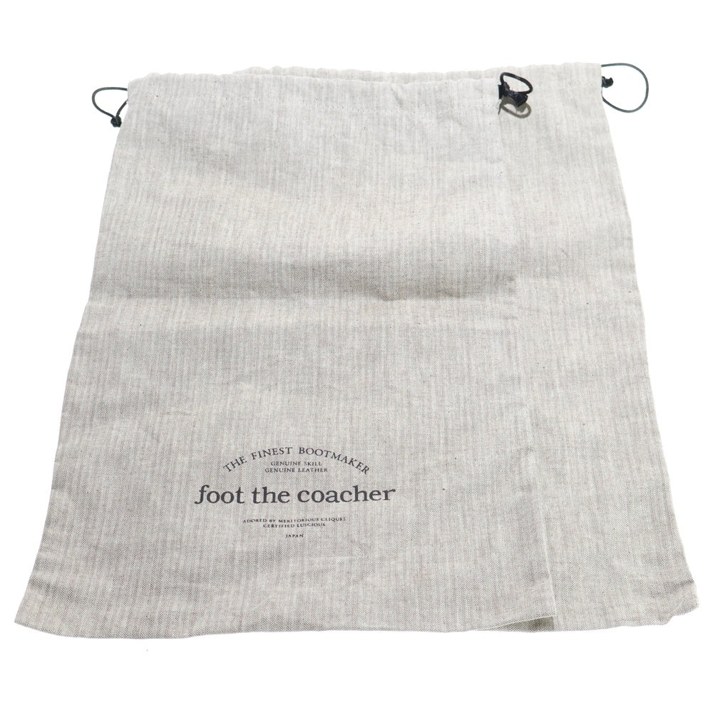 foot the coacher(フットザコーチャー) MENDELL メンデル レースアップ レザーシューズ ブラック FTC1734003