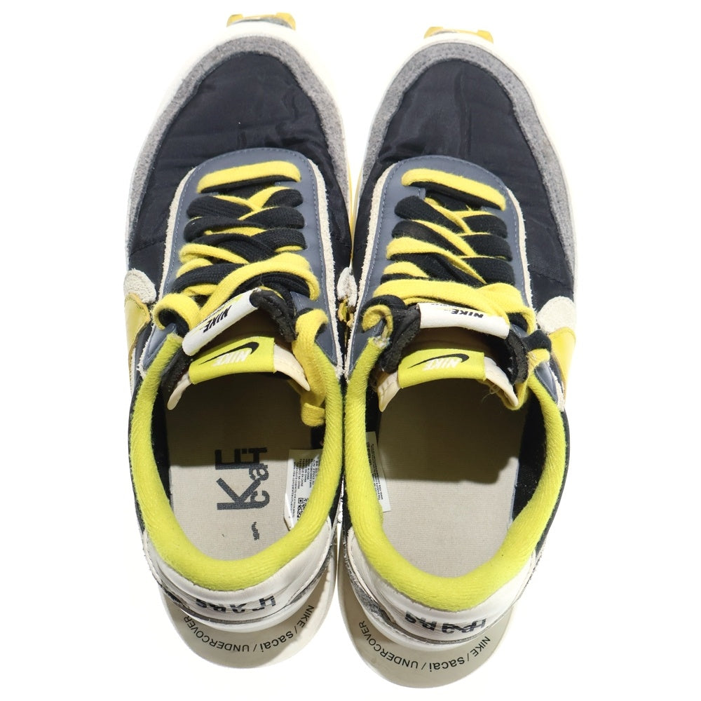 NIKE(ナイキ) ×UNDERCOVER ×sacai LD WAFFLE アンダーカバー サカイ LDワッフル ローカットスニーカーシューズ ブラック/イエロー/ホワイト US9/27cm DJ4877-001