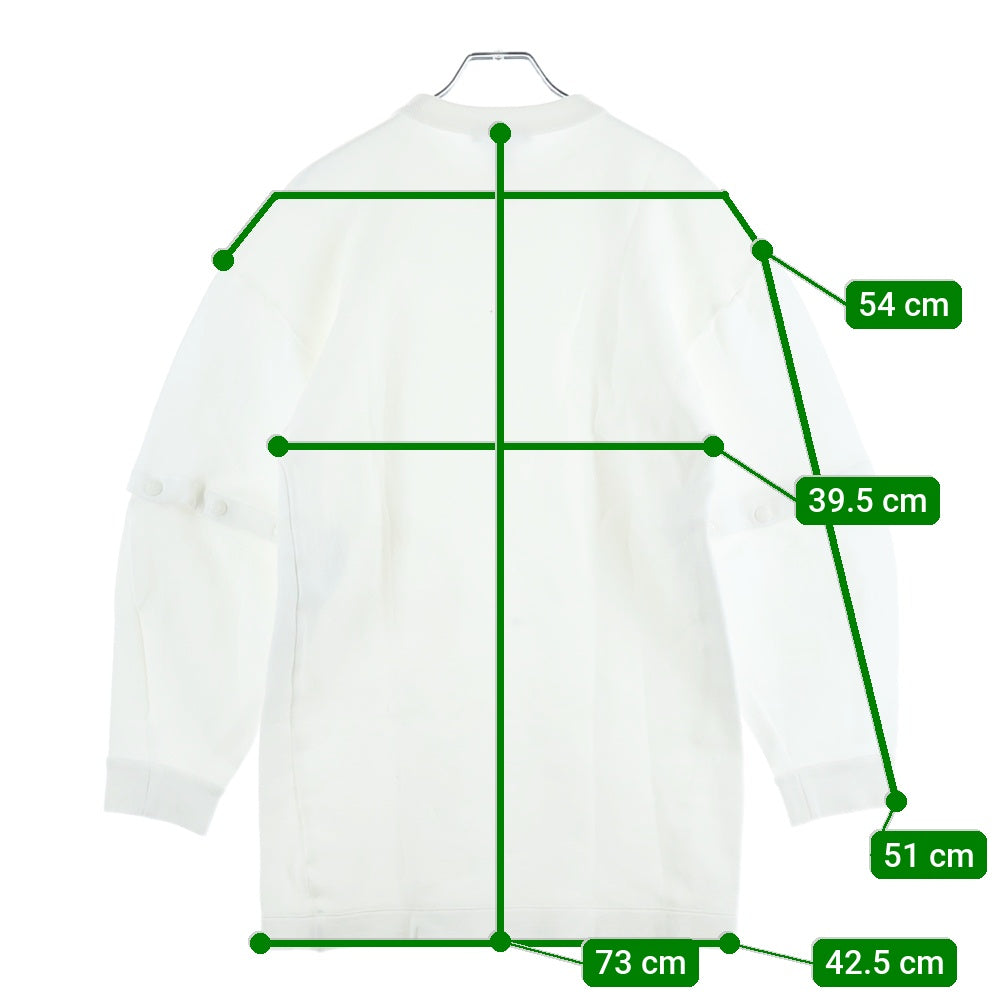 LOUIS VUITTON(ルイヴィトン) 19AW サークルロゴプリント スウェットワンピース RW192W FED FHDR39 ホワイト レディース