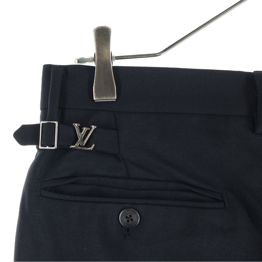 LOUIS VUITTON(ルイヴィトン) サイドLVロゴ スラックスパンツ RM102M ブラック