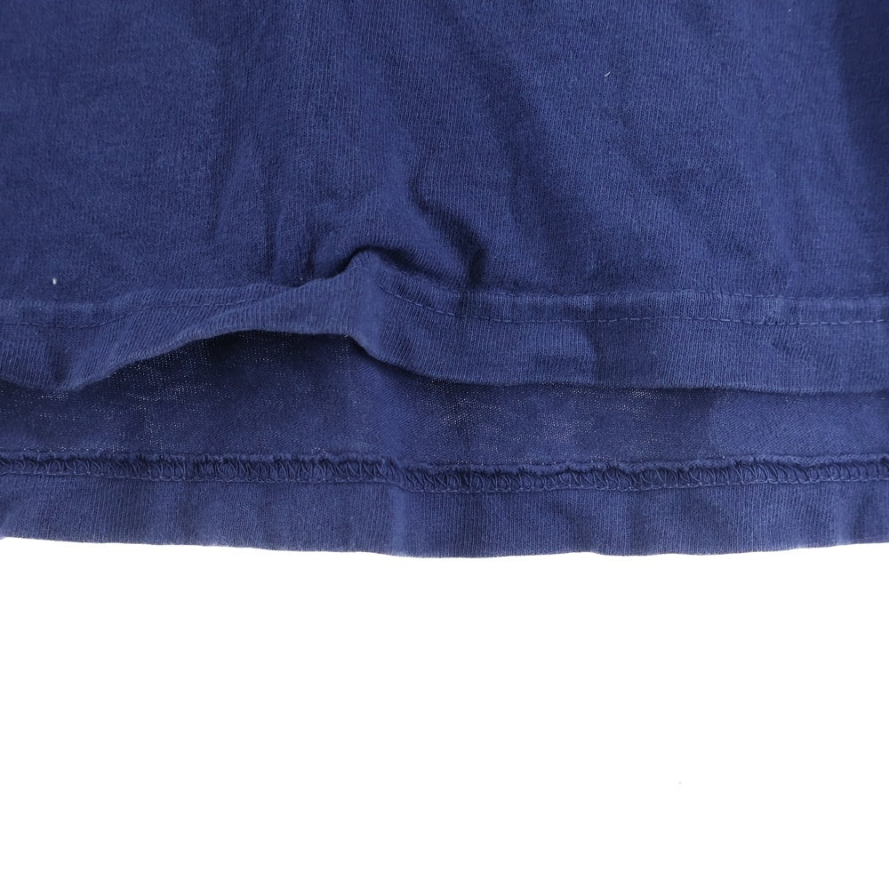 SUPREME(シュプリーム) 23AW Washed Script S/S Top ウォッシュド スクリプト クルーネック半袖Tシャツカットソー ネイビー