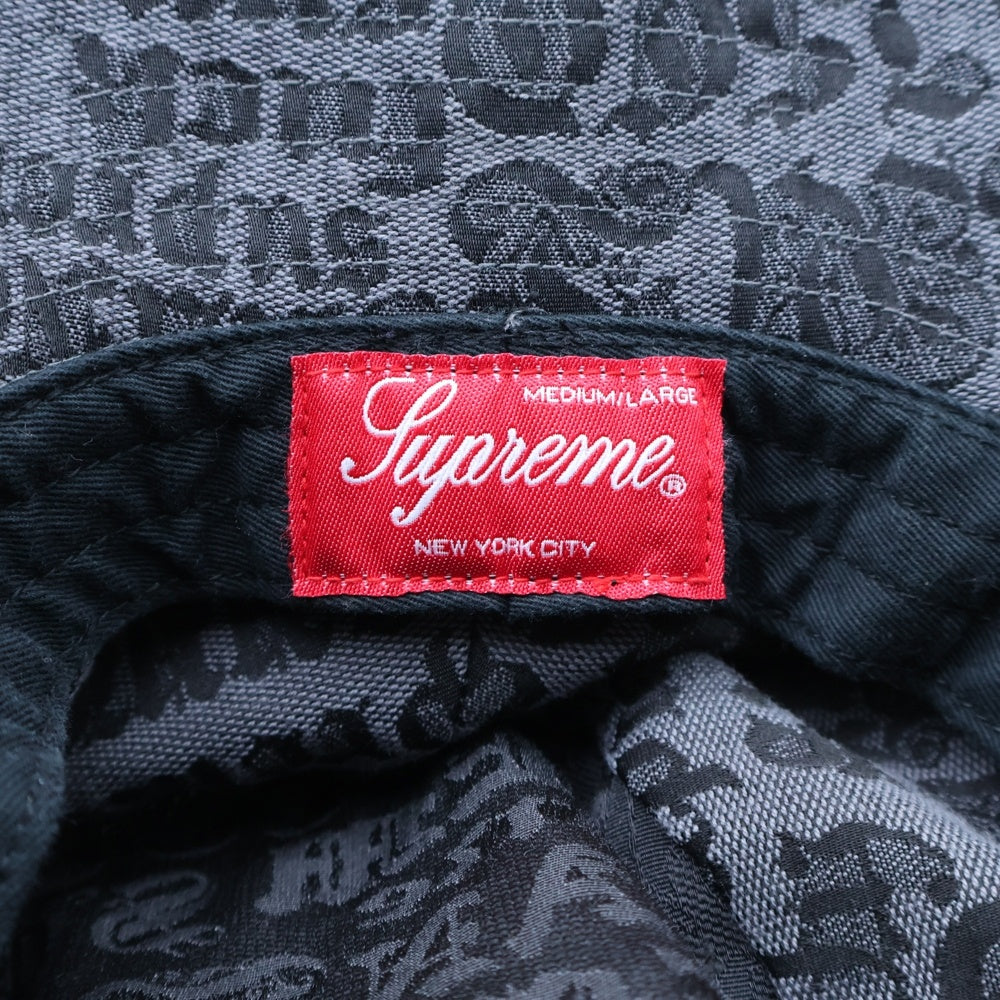 SUPREME(シュプリーム) 25SS Cities Jacquard Boonie Hat シティーズ ジャカード ブーニー バケットハット ブラック