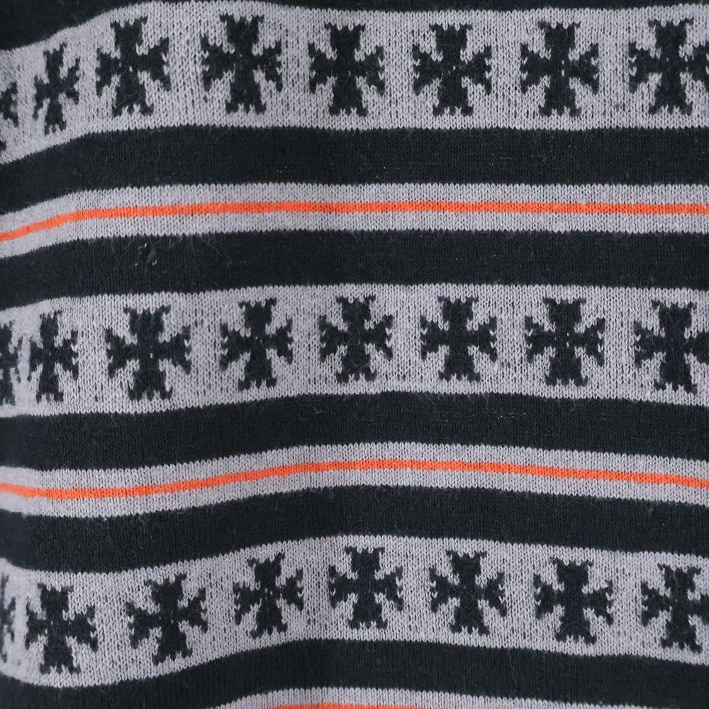 CHROME HEARTS(クロムハーツ) × マッティボーイ ワイノット チョンパー刺繍 ストライプ ポロ ロングスリーブシャツ マルチカラー