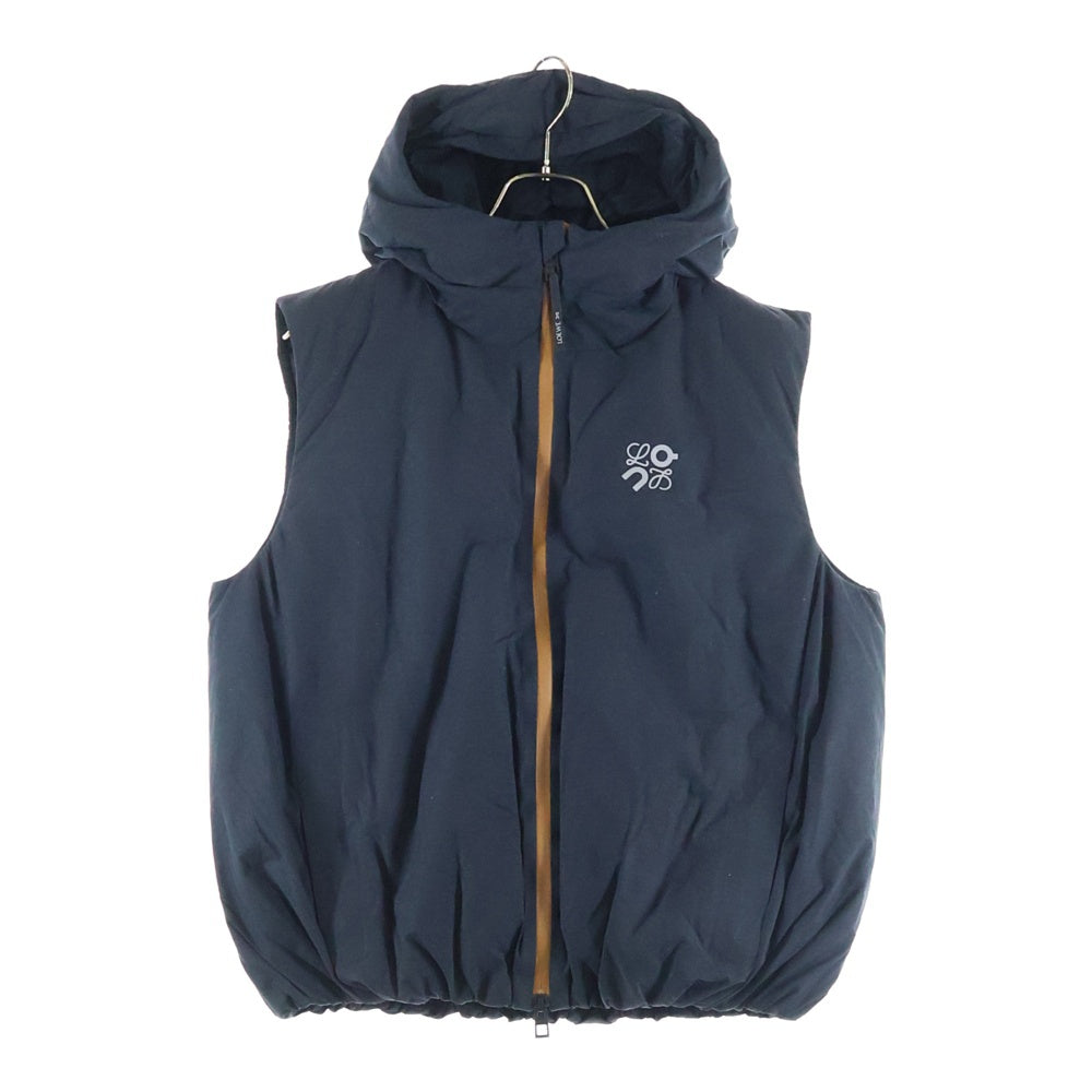 LOEWE(ロエベ) 24SS On logo technical puffer vest テクニカルパフ ダウンベスト ブラック レディース S929Y02W03