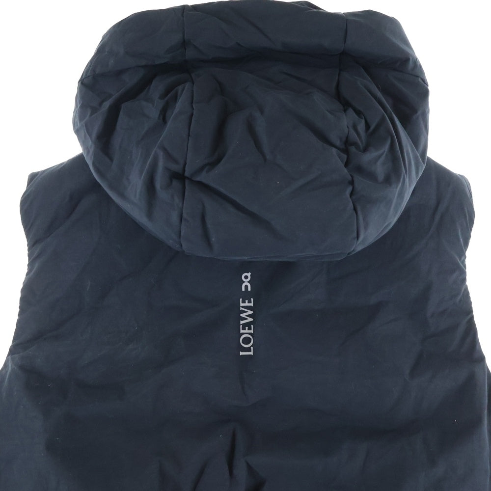 LOEWE(ロエベ) 24SS On logo technical puffer vest テクニカルパフ ダウンベスト ブラック レディース S929Y02W03