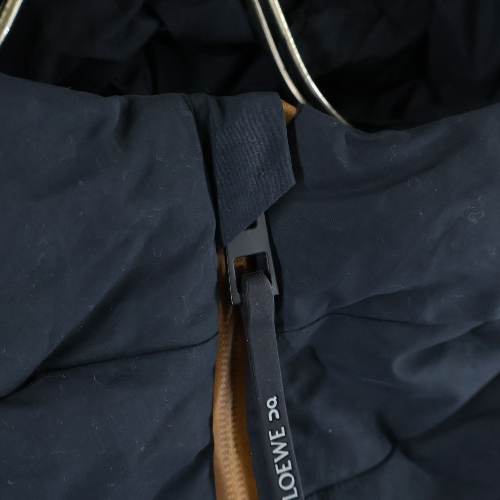 LOEWE(ロエベ) 24SS On logo technical puffer vest テクニカルパフ ダウンベスト ブラック レディース S929Y02W03