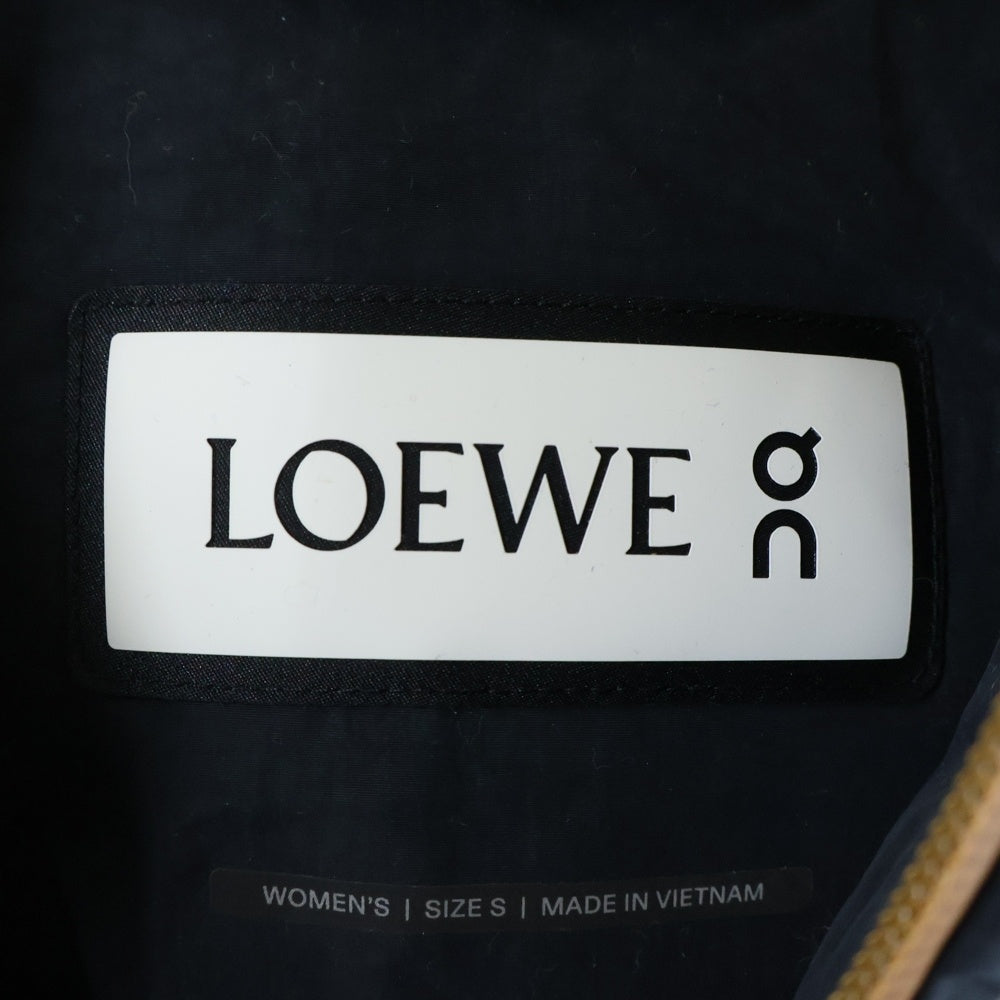 LOEWE(ロエベ) 24SS On logo technical puffer vest テクニカルパフ ダウンベスト ブラック レディース S929Y02W03