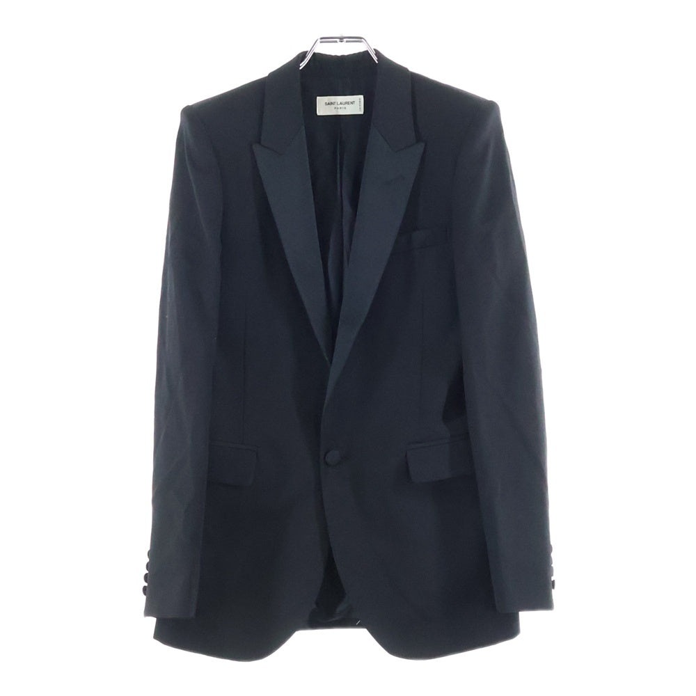 SAINT LAURENT PARIS(サンローランパリ) 22SS 1ボタン テーラードジャッケト ブラック 65VS 636996 Y399W 1000 レディース