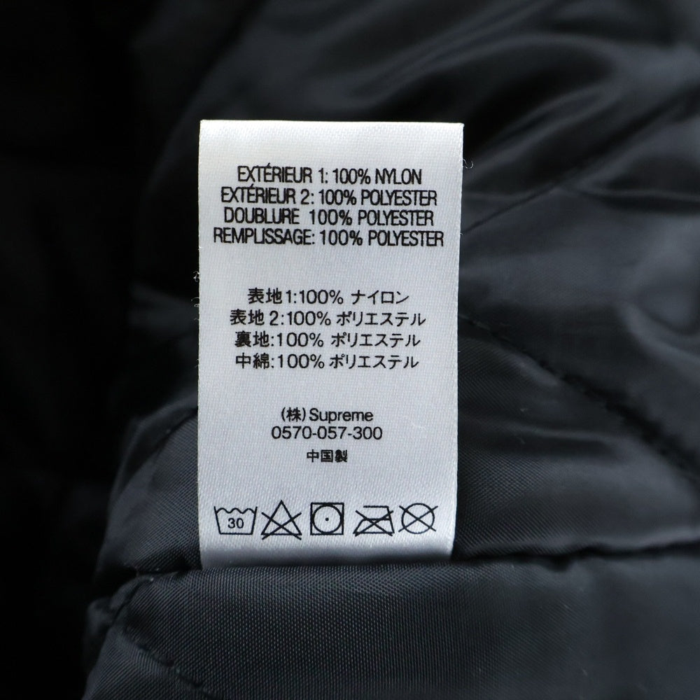 SUPREME(シュプリーム) 19AW Sports Piping Puffy Jacket スポーツパイピングジャケット ダウンジャケット ブラック