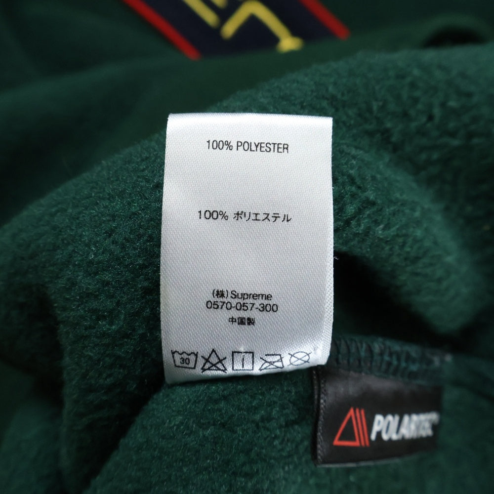 SUPREME(シュプリーム) 19AW Polartec Crew Neck ポーラテッククルーネック フルースシャツ グリーン