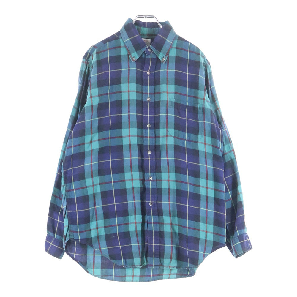 BROOKS BROTHERS(ブルックス ブラザーズ) 60s 1818 USA製 ポケット付き ボタンダウンシャツ グリーン