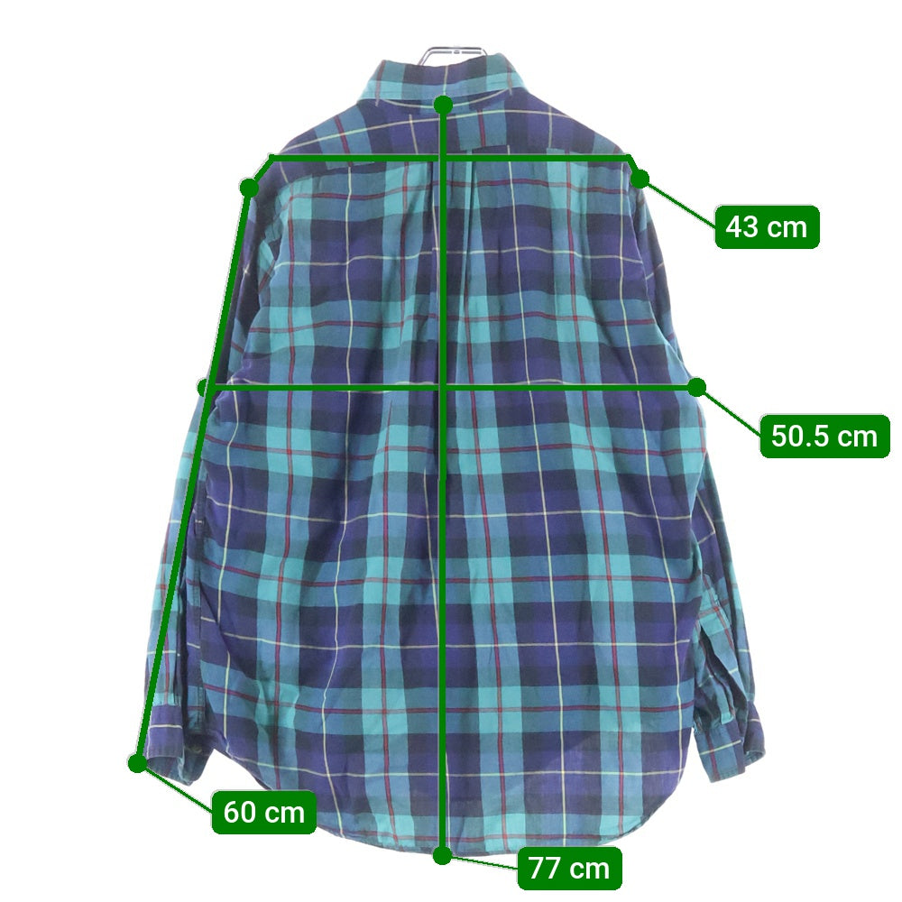 BROOKS BROTHERS(ブルックス ブラザーズ) 60s 1818 USA製 ポケット付き ボタンダウンシャツ グリーン