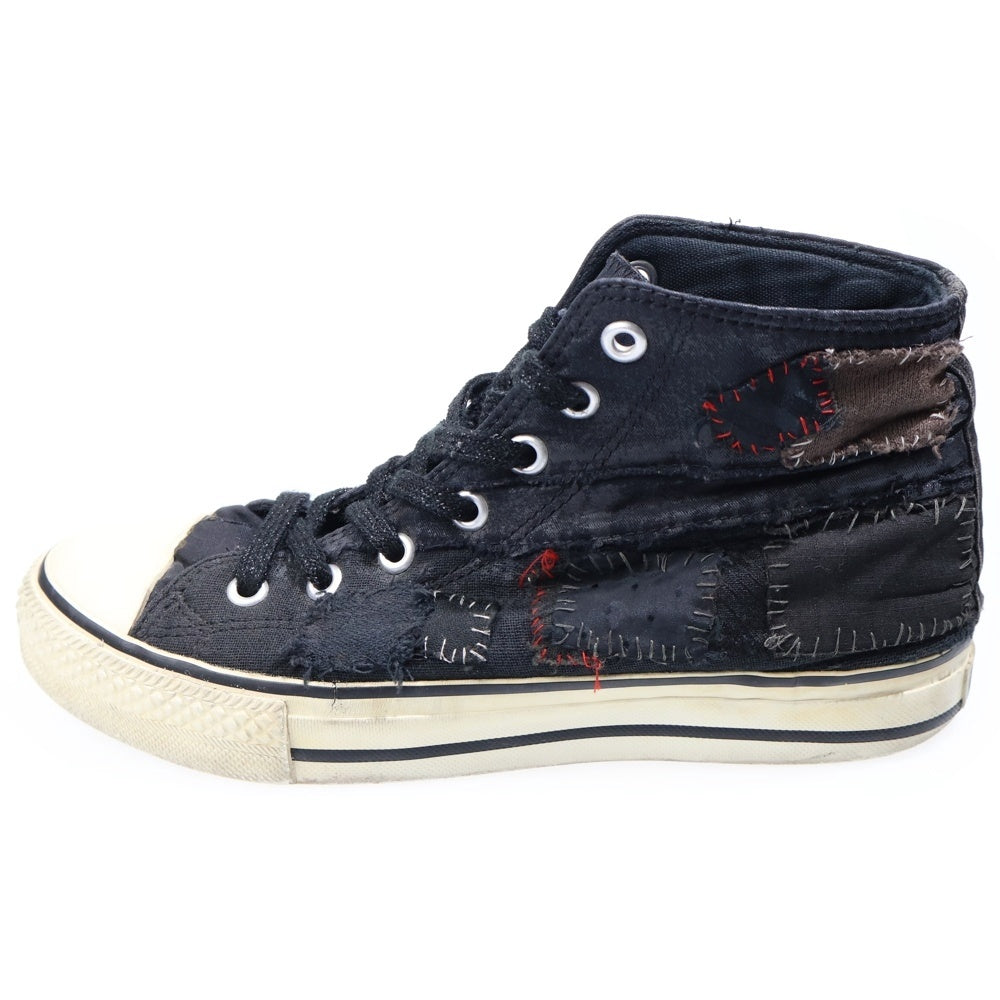 UNDERCOVER(アンダーカバー) 00s 03SS SCAB期 瘡蓋 パッチワーク ラメシューレース ハイカットスニーカー