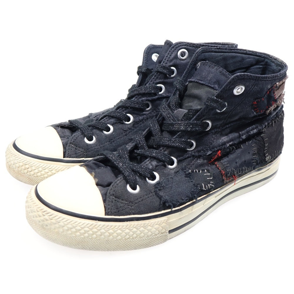 UNDERCOVER(アンダーカバー) 00s 03SS SCAB期 瘡蓋 パッチワーク ラメシューレース ハイカットスニーカー