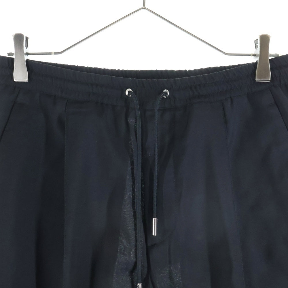 DIOR(ディオール) 裾ジップドローコードイージーロングパンツ ブラック 113C122A4993