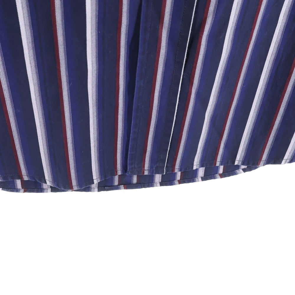 DOLCE & GABBANA(ドルチェアンドガッバーナ) ストライプ柄 ロングスリーブシャツ 長袖シャツ ネイビー