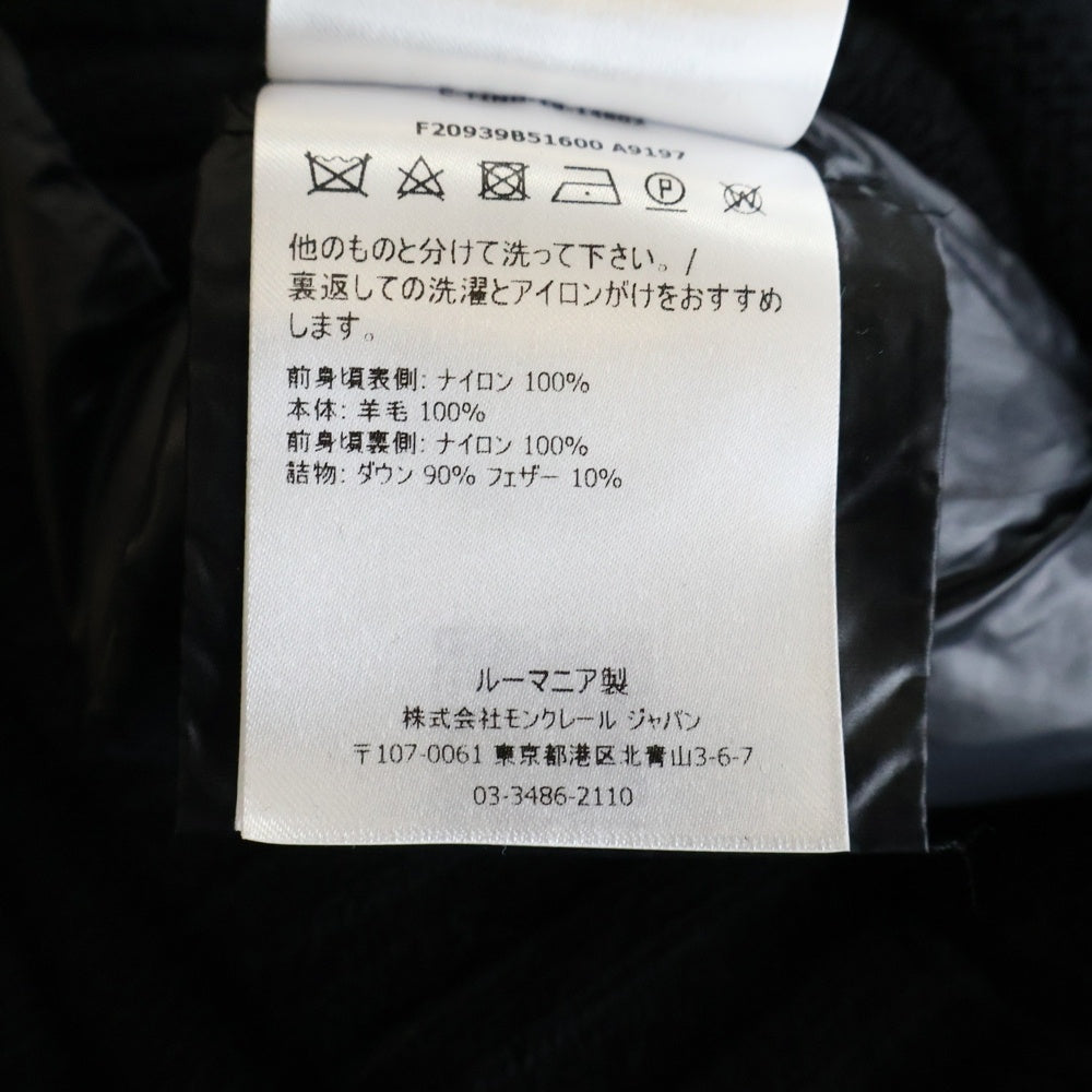 MONCLER(モンクレール) 20AW CARDIGAN TRICOT ニットドッキング ダウンジャケット ネイビー F20939B51600 A9197 レディース