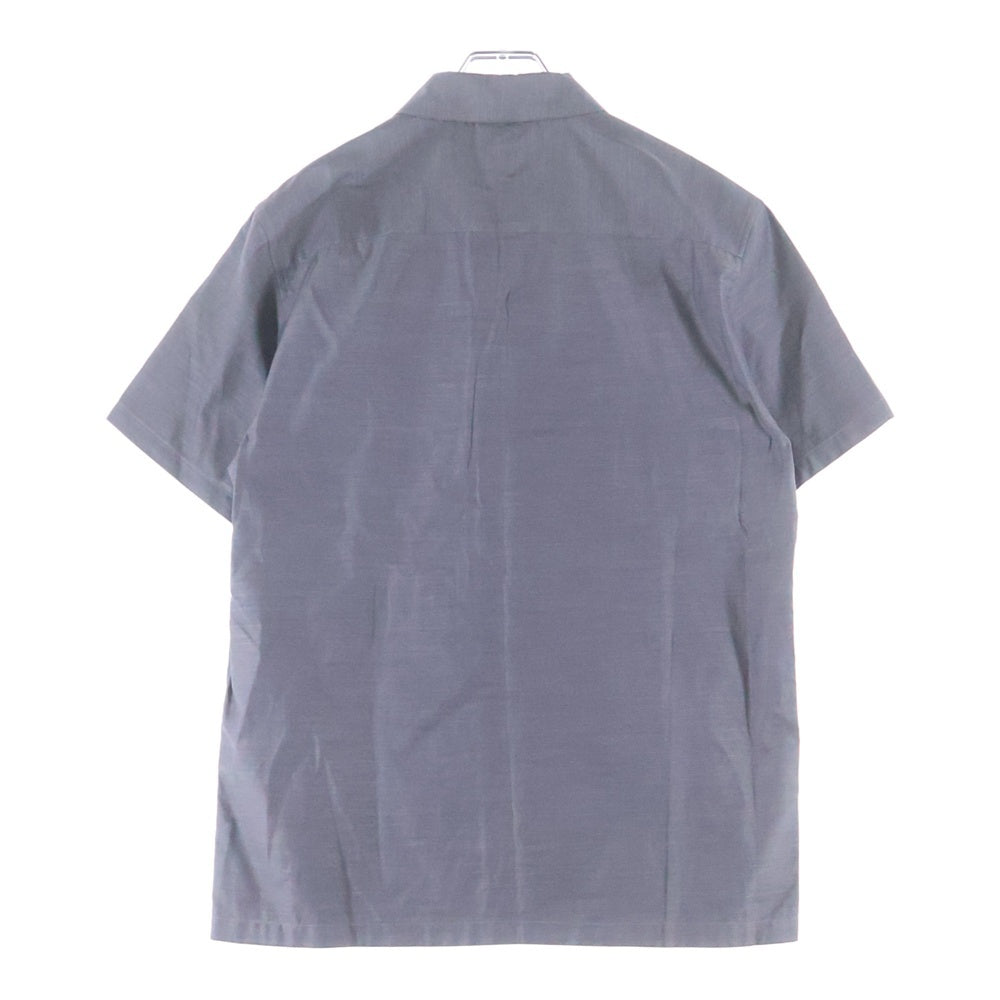 EMPORIO ARMANI(エンポリオアルマーニ) フロントフローラルプリント 半袖シャツ グレー