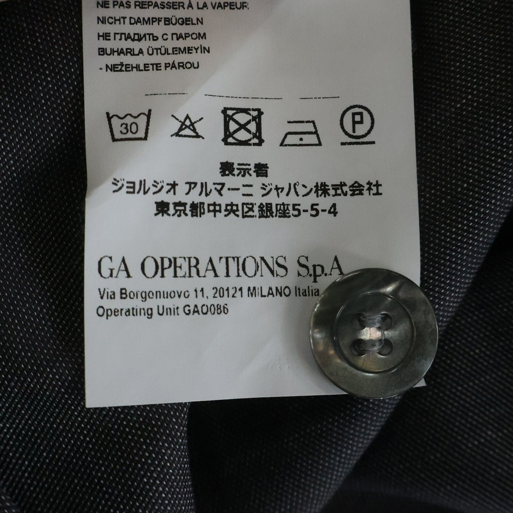 EMPORIO ARMANI(エンポリオアルマーニ) フロントフローラルプリント 半袖シャツ グレー