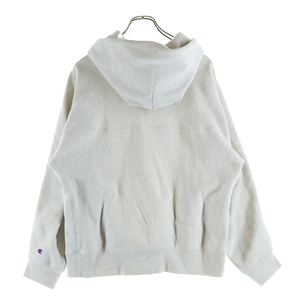 N.HOOLYWOOD(エヌハリウッド) ×Champion 24AW リバースウィーブ プルオーバーパーカー グレー C8-A128