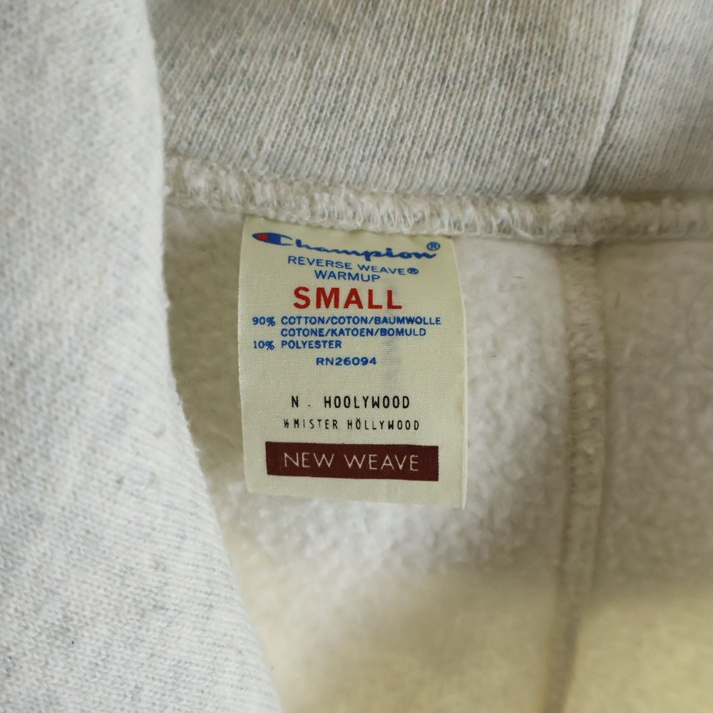 N.HOOLYWOOD(エヌハリウッド) ×Champion 24AW リバースウィーブ プルオーバーパーカー グレー C8-A128