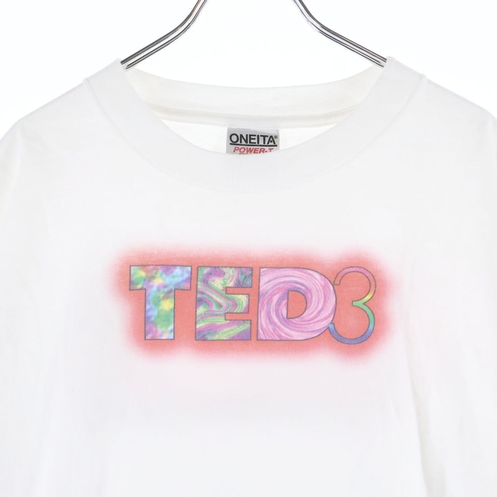 VINTAGE(ヴィンテージ) ONEITA TED 3 テッド3 裾袖シングル クルーネックTシャツ ホワイト