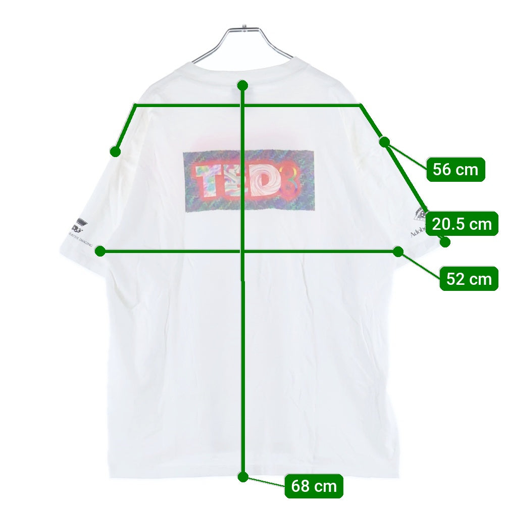 VINTAGE(ヴィンテージ) ONEITA TED 3 テッド3 裾袖シングル クルーネックTシャツ ホワイト