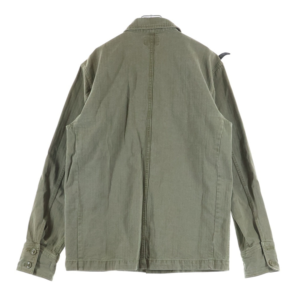 WTAPS(ダブルタップス) 12AW JUNGLE L/S SHIRT HBT ヘリンボーン ミリタリージャケット カーキ
