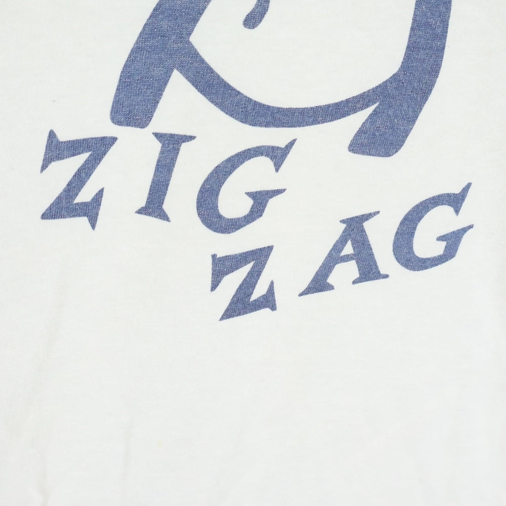 TENDERLOIN(テンダーロイン) ZIG ZAG Classic Logo T-shirt バックロゴ クルーネックTシャツ ホワイト