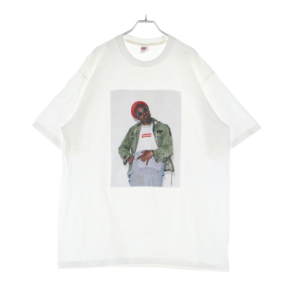 SUPREME(シュプリーム) 22AW ANDRE 3000 Tee アンドレ3000 クルーネックTシャツ ホワイト