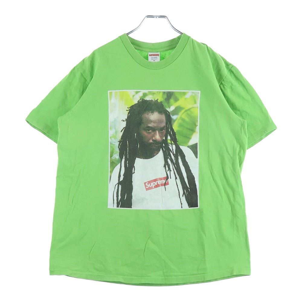 SUPREME(シュプリーム) 19SS Buju Banton Tee ブジュバントン フォトプリント クルーネック カットソー 半袖Tシャツ グリーン