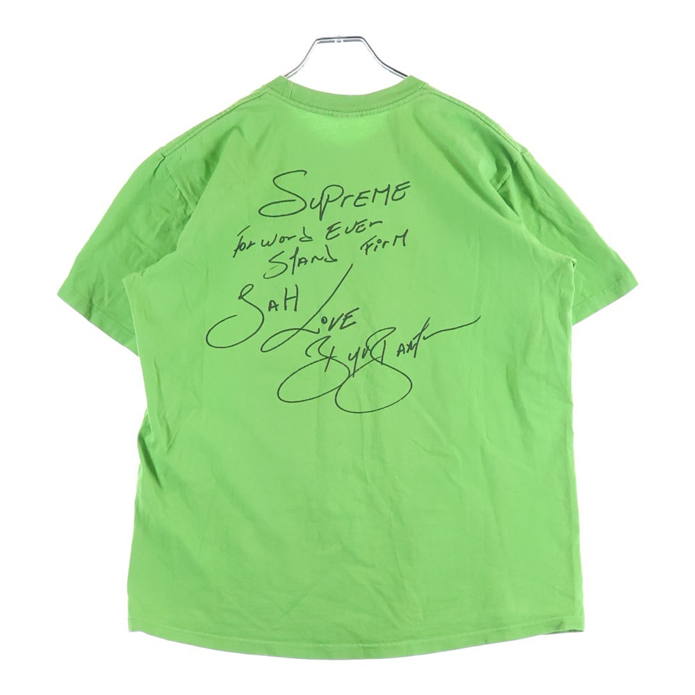 SUPREME(シュプリーム) 19SS Buju Banton Tee ブジュバントン フォトプリント クルーネック カットソー 半袖Tシャツ グリーン