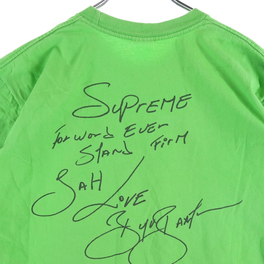 SUPREME(シュプリーム) 19SS Buju Banton Tee ブジュバントン フォトプリント クルーネック カットソー 半袖Tシャツ グリーン