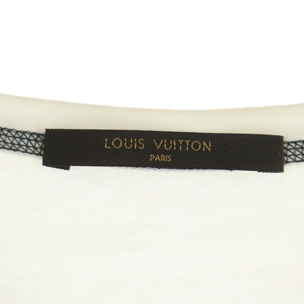 LOUIS VUITTON(ルイヴィトン) 16AW ロゴプリント クルーネック半袖Tシャツカットソー ホワイト RM162 CMS HAY85W