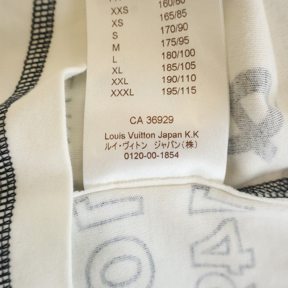 LOUIS VUITTON(ルイヴィトン) 16AW ロゴプリント クルーネック半袖Tシャツカットソー ホワイト RM162 CMS HAY85W