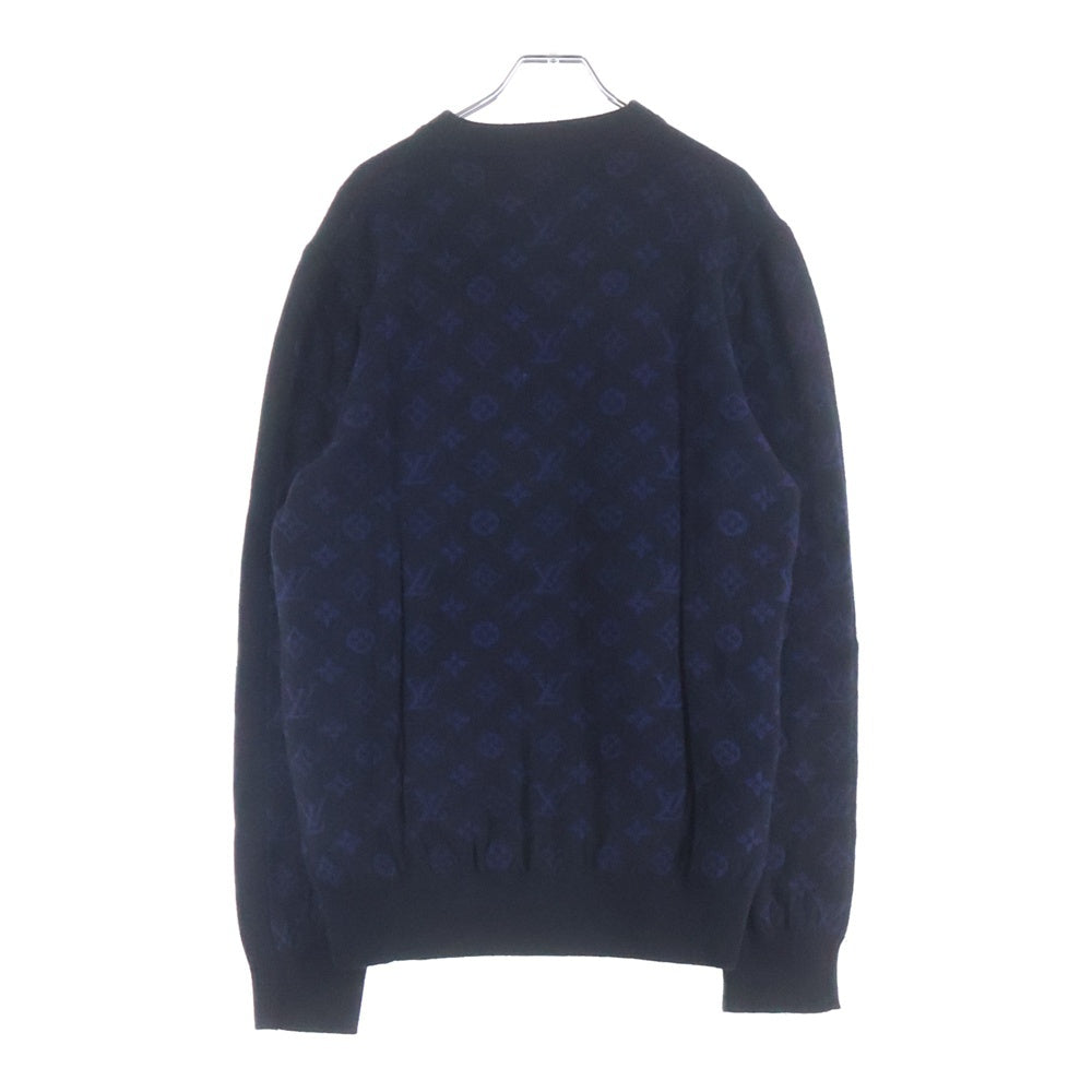 LOUIS VUITTON(ルイヴィトン) モノグラム カシミヤ混 ニットセーター ブラック HGN41WIXW