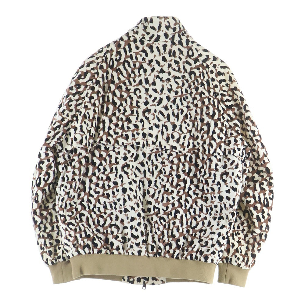 BARACUTA(バラクータ) ×WACKO MARIA 22SS G4 Animalier Jacket レオパード ジップアップジャケット ベージュ/ブラウン