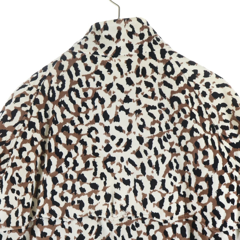 BARACUTA(バラクータ) ×WACKO MARIA 22SS G4 Animalier Jacket レオパード ジップアップジャケット ベージュ/ブラウン
