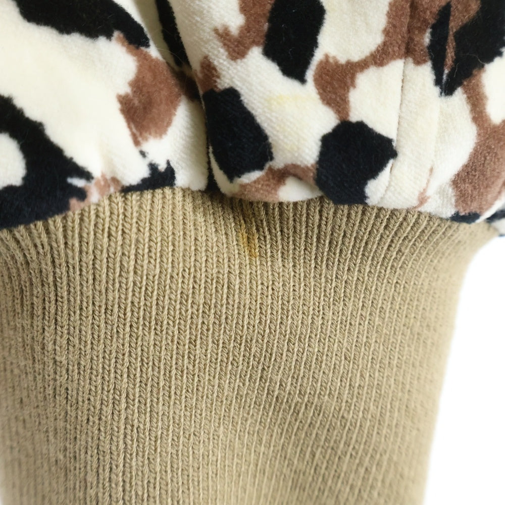 BARACUTA(バラクータ) ×WACKO MARIA 22SS G4 Animalier Jacket レオパード ジップアップジャケット ベージュ/ブラウン