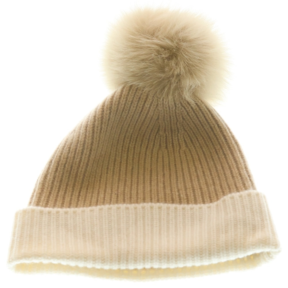 LOUIS VUITTON(ルイヴィトン) LV コールド スパーク カシミヤ ニット帽 ビーニー ベージュ M79396 レディース