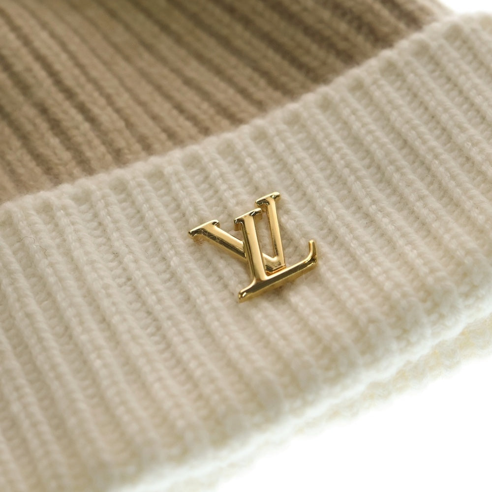 LOUIS VUITTON(ルイヴィトン) LV コールド スパーク カシミヤ ニット帽 ビーニー ベージュ M79396 レディース