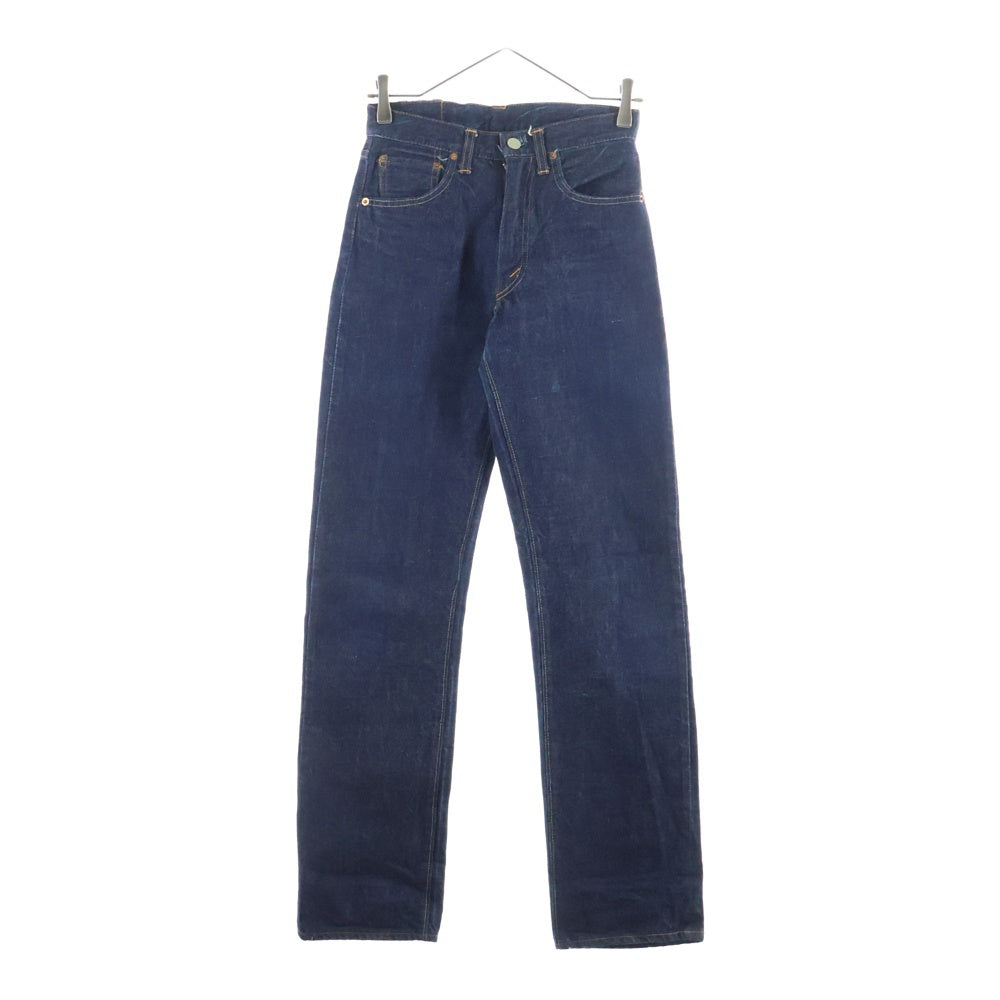 Levi's(リーバイス) 濃紺 60s 502-0117 BIGE コインポケット裏シングル ボタン裏16 スコビルジップ 不V Vステッチ ジップフライ デニムパンツ W27/L34 ネイビー レディース