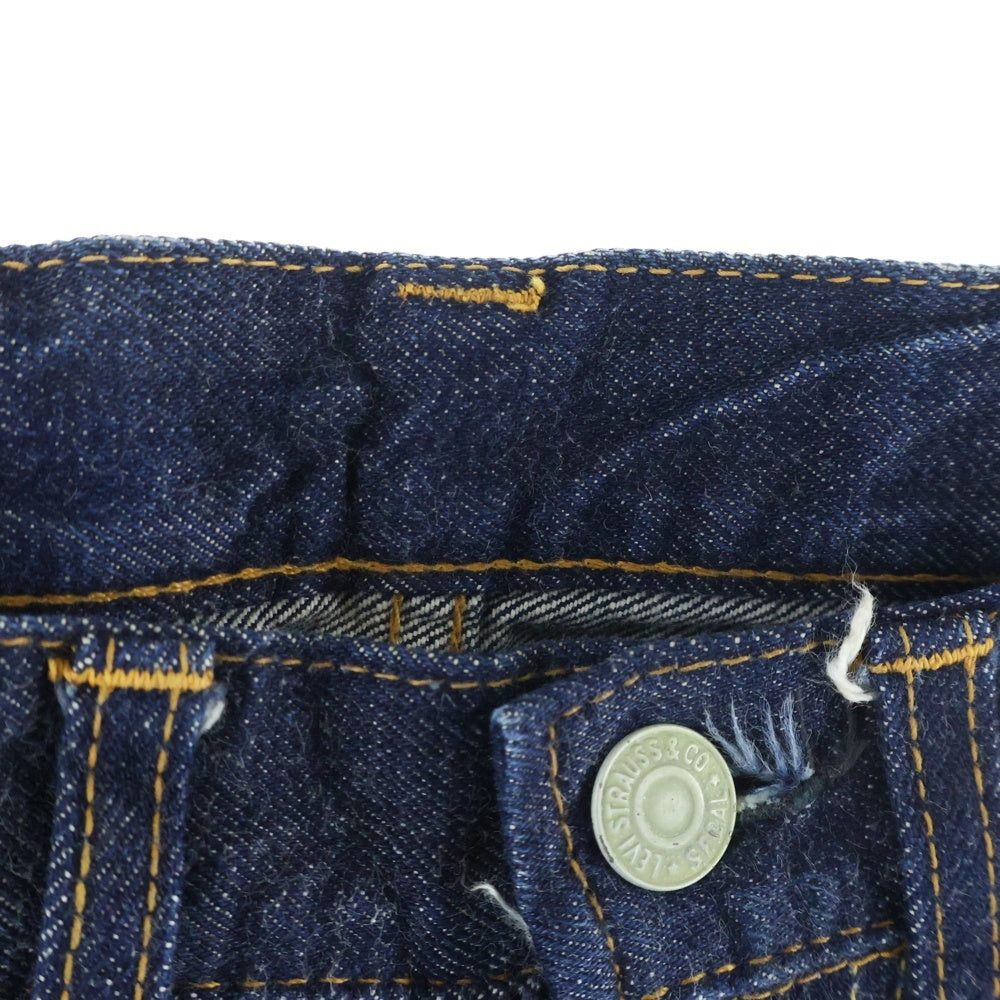 Levi's(リーバイス) 濃紺 60s 502-0117 BIGE コインポケット裏シングル ボタン裏16 スコビルジップ 不V Vステッチ ジップフライ デニムパンツ W27/L34 ネイビー レディース