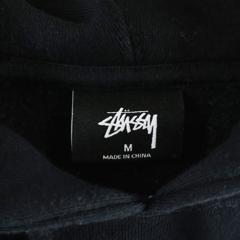 STUSSY(ステューシー) 19SS Stock Logo Hooded Sweatshirt World Tour Tee パーカー ブラック
