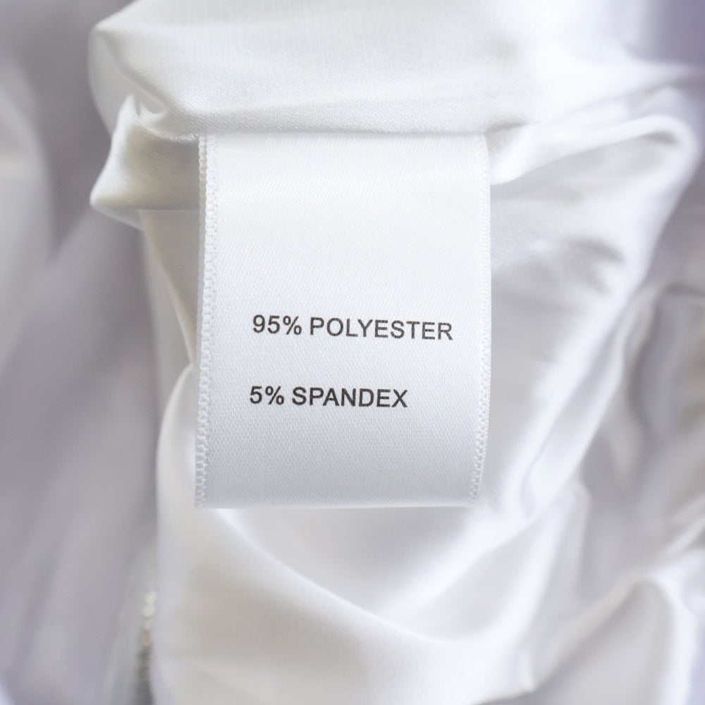 NO BRAND(ノーブランド) YXNGBRATZ ロゴ刺繍 ベロア トラックジャケット ホワイト