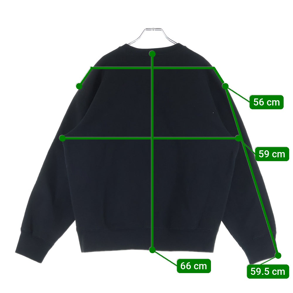 SUPREME(シュプリーム) 22AW Box Logo Crewneck Sweatshirt ボックスロゴ クルーネック 長袖スウェットトレーナー 裏起毛 ブラック