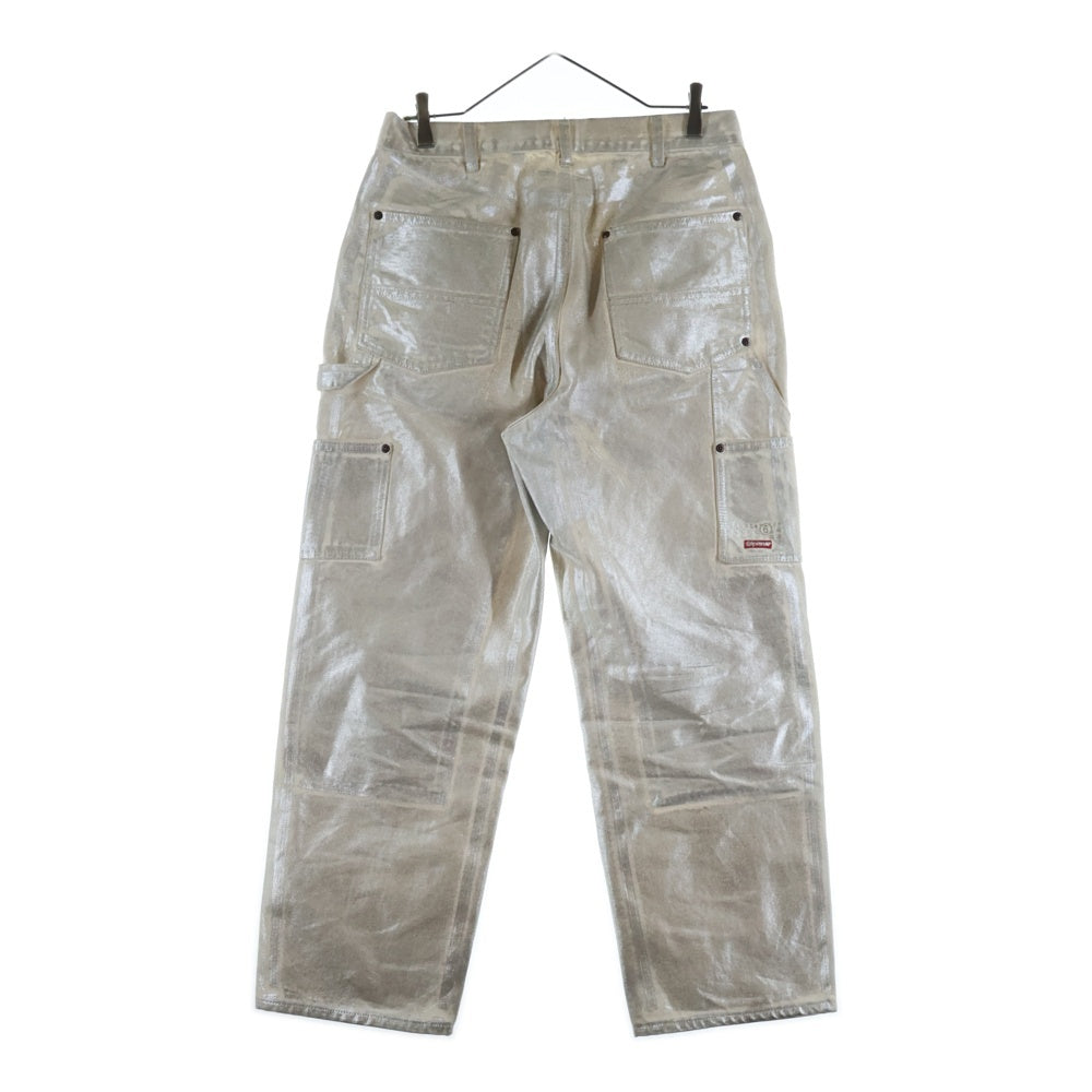 SUPREME(シュプリーム) 24SS xMM6 Maison Margiela Foil Double Knee Painter Pant フォイル ダブルニー ペインター パンツ ホワイト