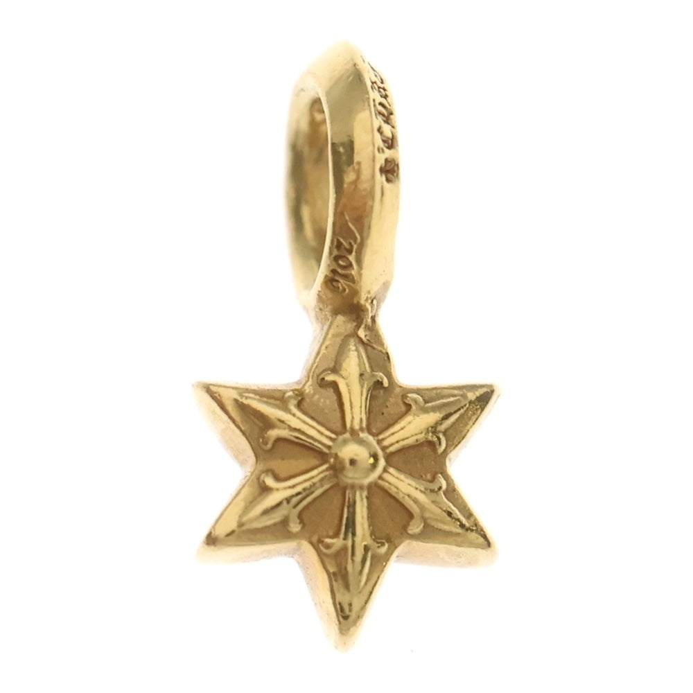 CHROME HEARTS(クロムハーツ) 22K STACK STAR V2 スタースタックチャーム ペンダントトップ ゴールド BCA405