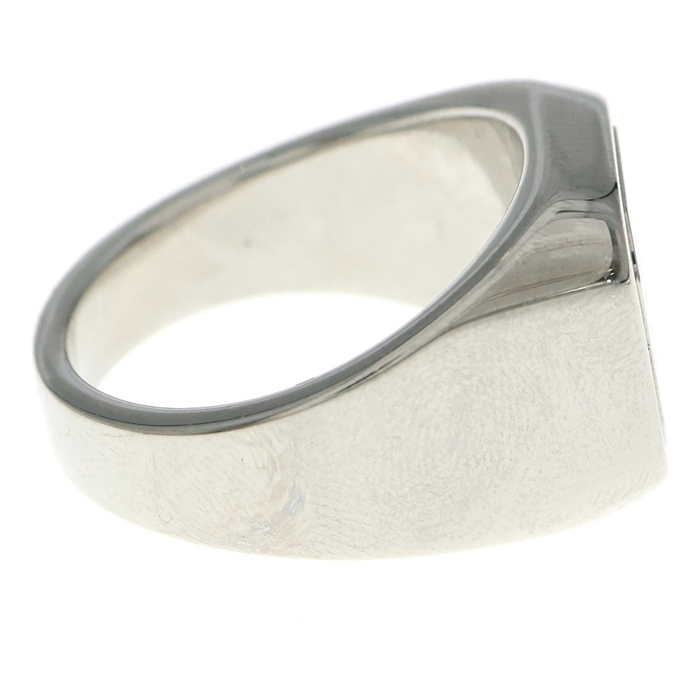 BALENCIAGA(バレンシアガ) NANO SIGNET RING BBロゴ シャイニーリング シルバー 指輪 848456 TZ77S